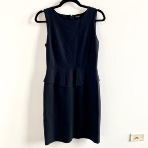 J Crew Black Peplum Sleeveless Dress - 4